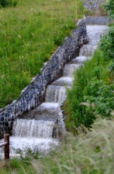 Water steps...