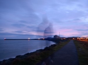 Old factory in Arklow... ghosting sunset!