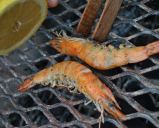 AaaaHH! The rewards of a long day out fishing... or a visit to the fish shop!! Prawns on the braai! Yummy!!