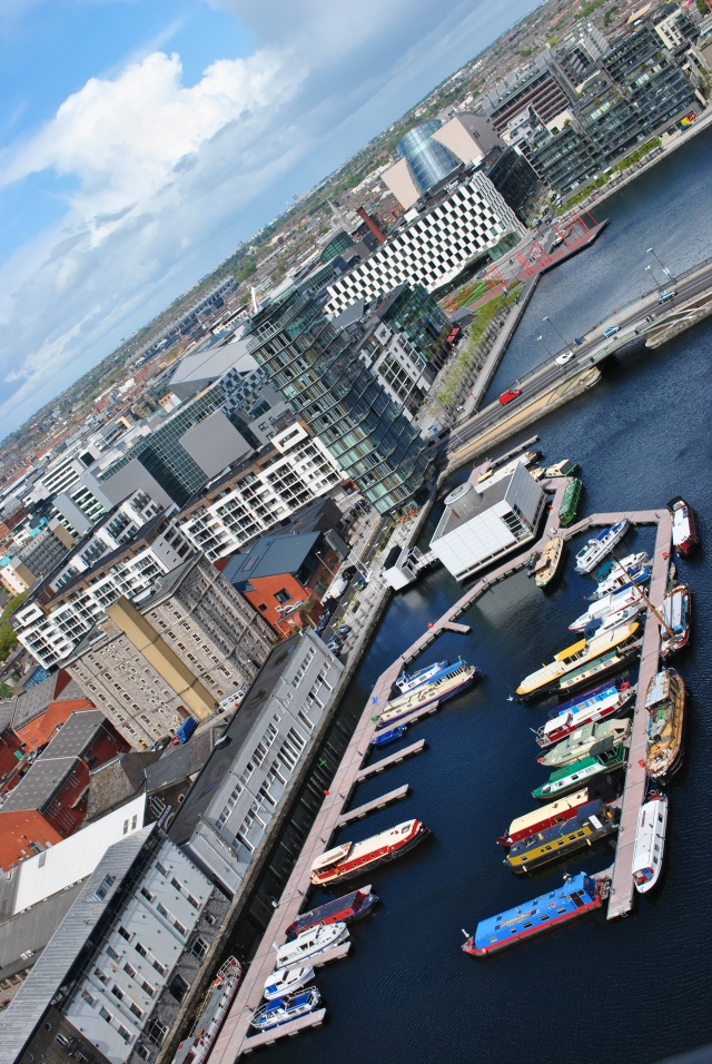 Dublin's Grand Canal Dock and beyond... taken on the 14th of May 2012... feels like a lifetime away!!