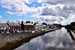 The buildings along the Royal Canal Harbour, Kilcock, Co Kildare, Ireland