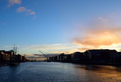 Breaking the routine of the drudgery of the daily commute to work to get a photo of the colour on the river!! Dublin's Liffey on a chilly winter's day!