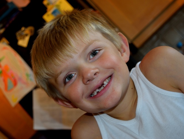 The WWW showing off his best gummy bear sparkling smile... yes, the tooth fairy visits him often these days!