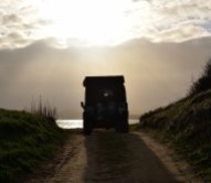 Love thy Landy!! Somewhere on a beach in Co Wexford... BLISS!!