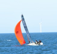 Orange sail... cruising